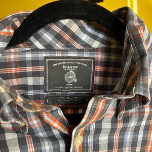 Maker & Company Large Dress Shirt